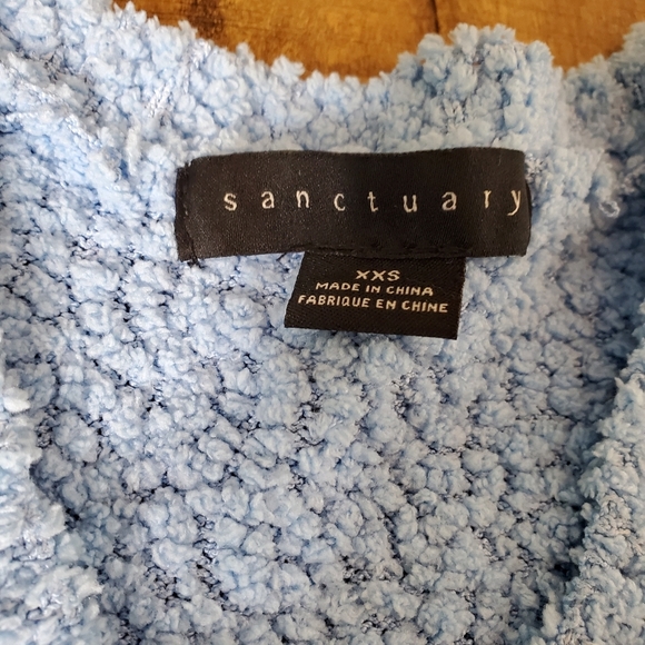 Sanctuary V-Neck Teddy Sweater SZ XXS - Picture 5 of 8